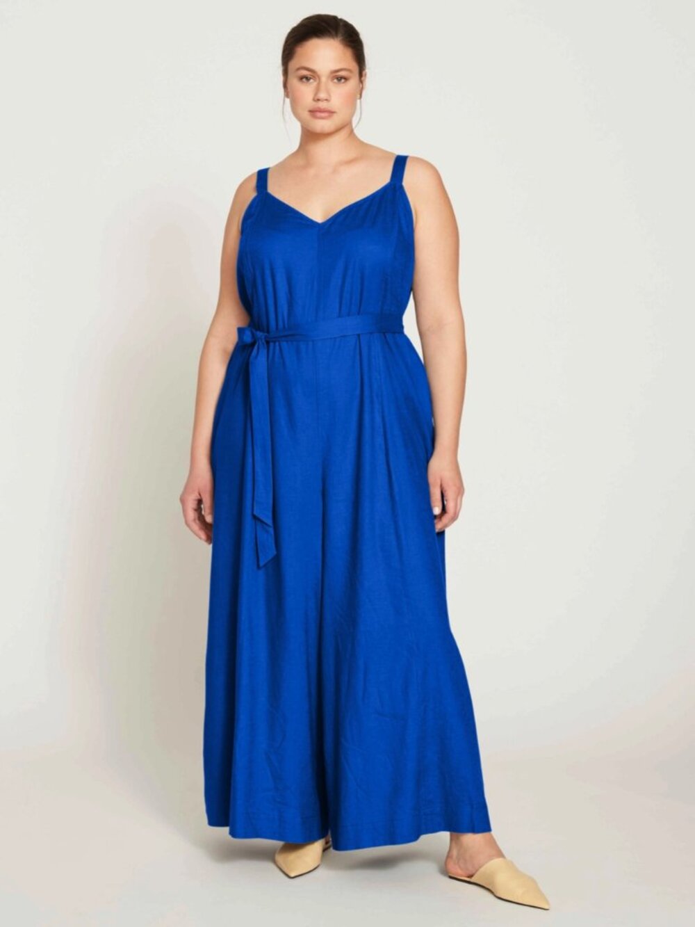 Promenade Linen Jumpsuit